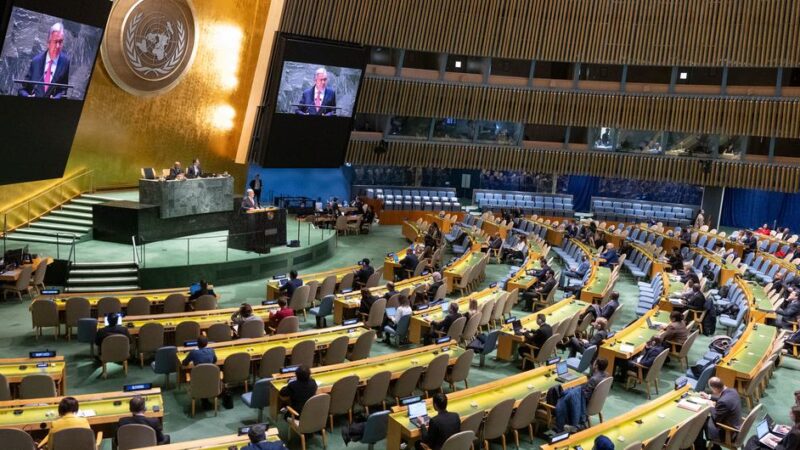 La paz es la salida a todas las crisis actuales y, sin embargo, es lo que más nos falta, afirma el secretario general de la ONU, António Guterres