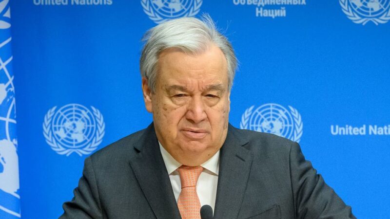 La comunidad internacional no debe flaquear en su compromiso con la solución de dos Estados, dice el Secretario General de la ONU, António Guterres, al Comité de Derechos Palestinos