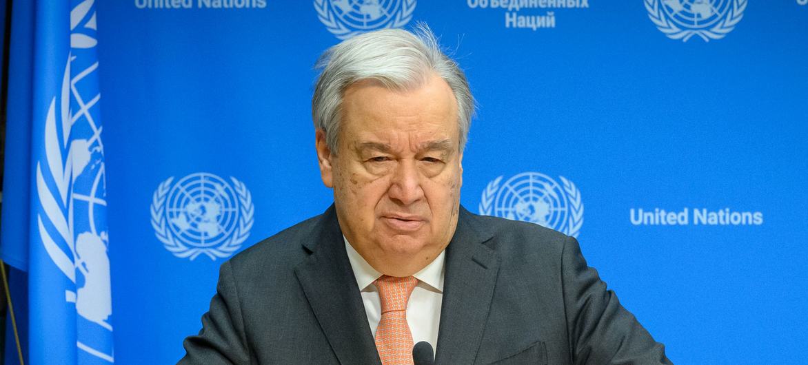 La comunidad internacional no debe flaquear en su compromiso con la solución de dos Estados, dice el Secretario General de la ONU, António Guterres, al Comité de Derechos Palestinos