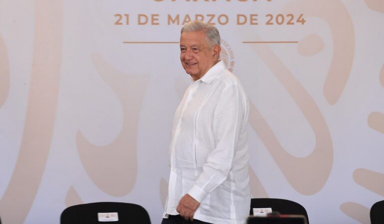 Conferencia de prensa matutina del presidente Andrés Manuel López Obrador, desde Oaxaca. Jueves 21 de marzo 2024. Versión estenográfica.