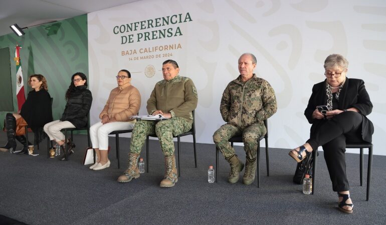 Conferencia de prensa matutina del presidente Andrés Manuel López Obrador #AMLO, desde Baja California. Jueves 14 de marzo de 2024.