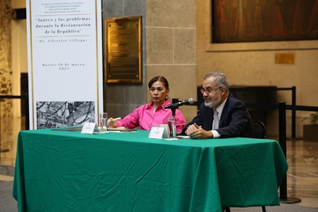 Exponen en el Senado la labor de Benito Juárez durante la restauración de la República