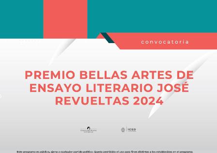 Convocan al Premio Bellas Artes de Ensayo Literario José Revueltas 2024