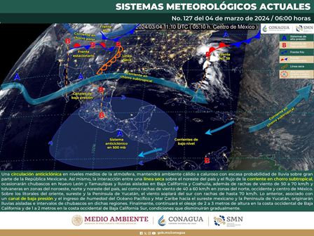 Se esperan radiaciones solares fuertes y rachas de viento en Oaxaca