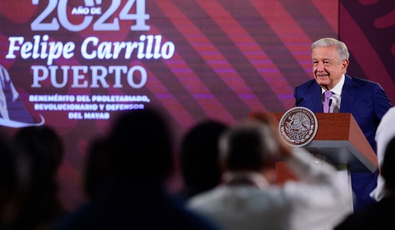 Conferencia de prensa matutina del presidente Andrés Manuel López Obrador. Jueves abril 11 de 2024.