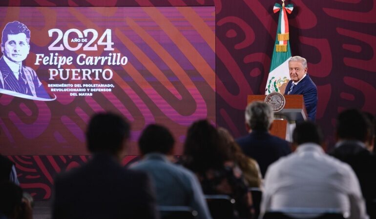 Conferencia de prensa matutina del presidente Andrés Manuel López Obrador. Lunes 15 de abril de 2024. Versión estenográfica