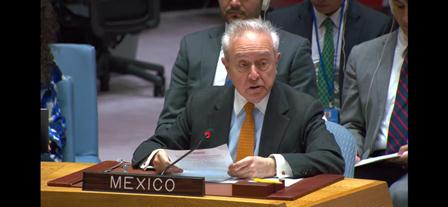 Reafirma México su apoyo a Palestina para ser miembro de pleno derecho de la ONU