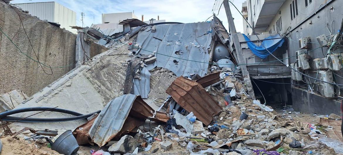 Al menos 20 pacientes han muerto tras dos semanas de asedio del Ejército israelí al hospital Al Shifa la Franja de Gaza Palestina