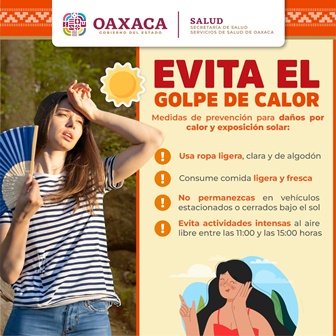 Exhortan cuidar a las infancias y adolescencias ante ola de calor en Oaxaca
