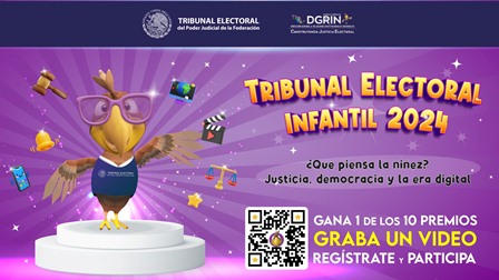 Convocan TEPJF e IIN-OEA a la 7ª edición del Tribunal Electoral Infantil 2024