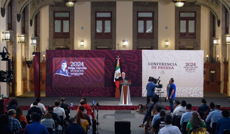Conferencia de prensa matutina del presidente Andrés Manuel López Obrador. Miércoles 22 de mayo 2024. Versión estenográfica.