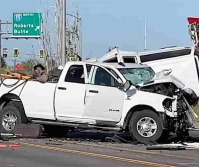 Accidente vial en Idaho