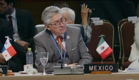 Reitera México compromiso con la integración regional y el derecho internacional en la OEA