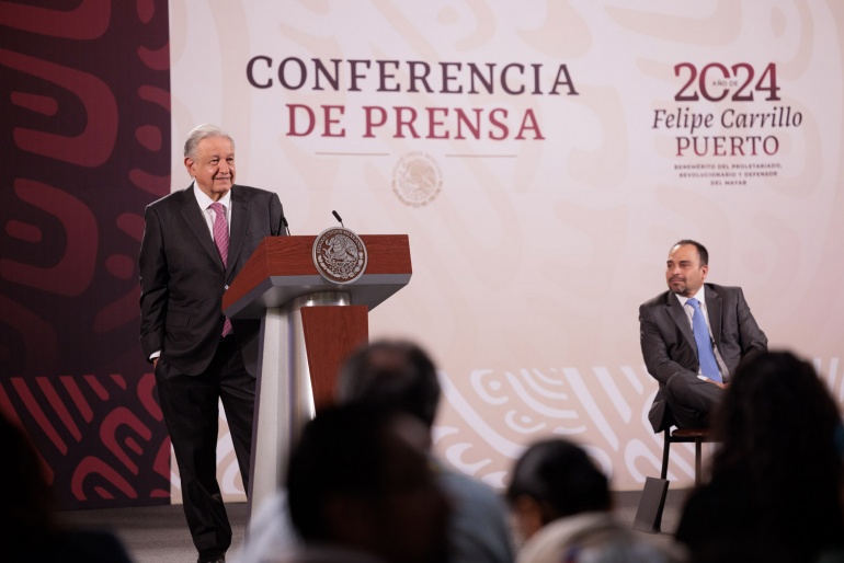 Conferencia de prensa matutina del presidente Andrés Manuel López Obrador. Lunes 10 de junio 2024. Versión estenográfica.