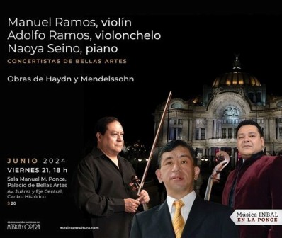 Recorrerán concertistas de Bellas Artes diversos espacios de la ciudad con música de Haydn y Mendelssohn