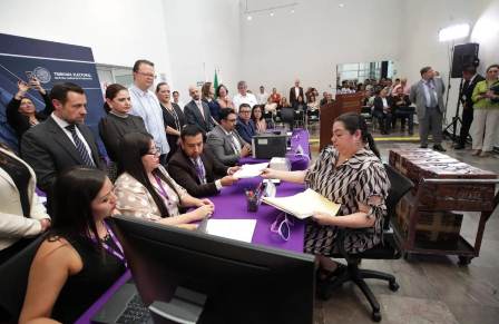 Recibe y resguarda Sala Superior del TEPJF paquetería del voto de las y los mexicanos residentes en el exterior