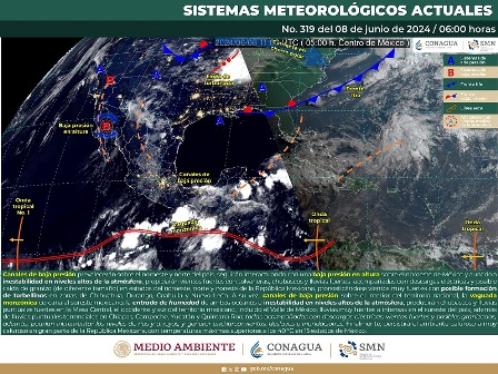 Pronostican lluvias de intensidad variable en diversas regiones de Oaxaca