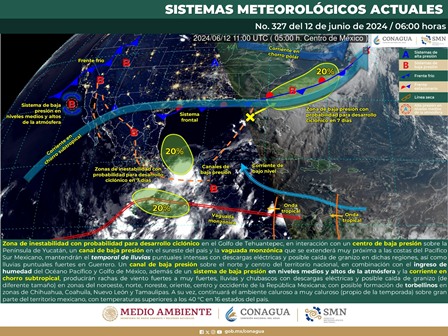 Aumenta probabilidad de lluvias en diversas regiones de Oaxaca