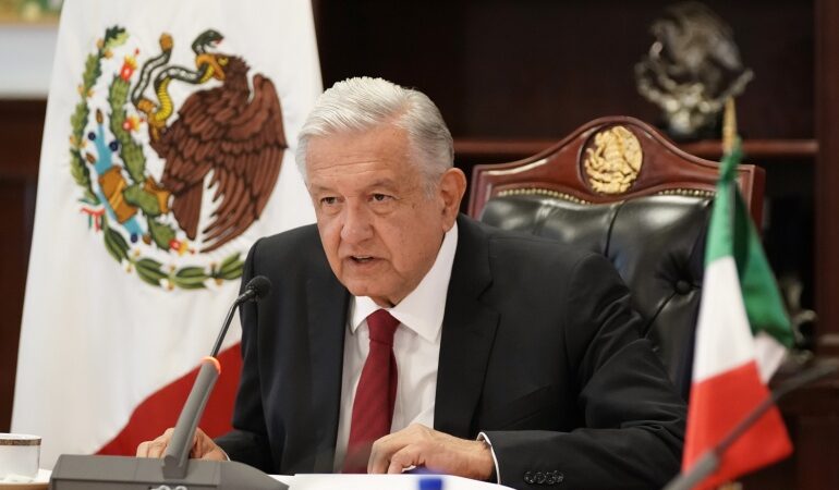 Presidente Andrés Manuel López Obrador reprueba violencia durante mensaje de Donald Trump en Estados Unidos