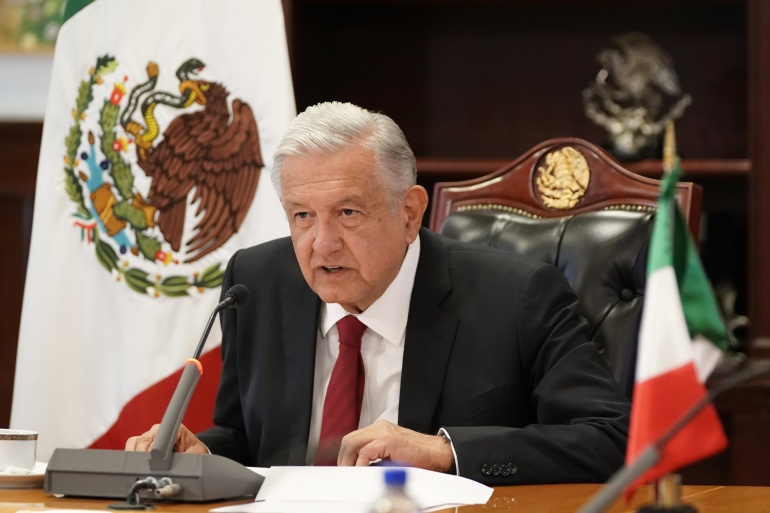 Presidente Andrés Manuel López Obrador reprueba violencia durante mensaje de Donald Trump en Estados Unidos