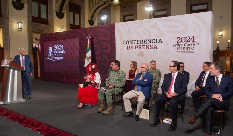 Conferencia de prensa matutina del presidente Andrés Manuel López Obrador. Lunes 22 de julio 2024. Versión estenográfica.