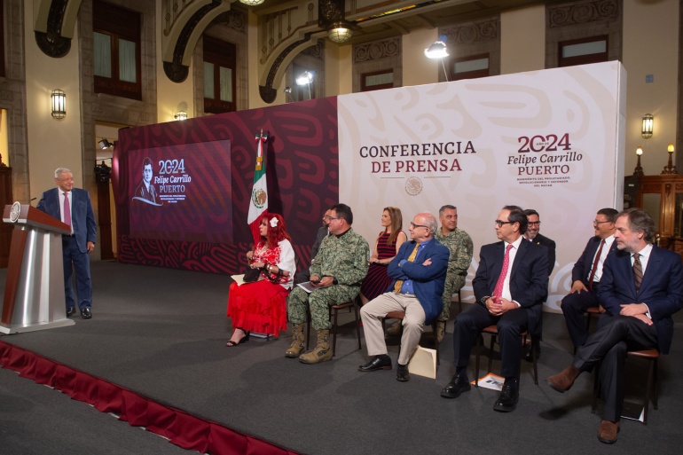 Conferencia de prensa matutina del presidente Andrés Manuel López Obrador. Lunes 22 de julio 2024. Versión estenográfica.