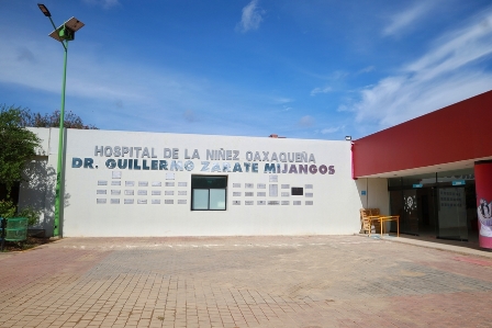 Comprometido Hospital de la Niñez Oaxaqueña en la atención a pacientes pediátricos