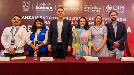 Trabajan Gobierno de Sonora y ONU Migración en mejorar gobernanza para afianzar atención a personas migrantes