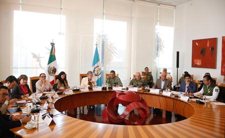 Reunión Binacional México-Guatemala para realizar acciones conjuntas de asistencia humanitaria