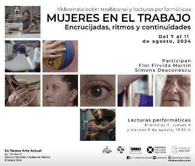 Explora Ex Teresa Arte Actual en videoinstalación contextos laborales de mujeres en México y Bucarest