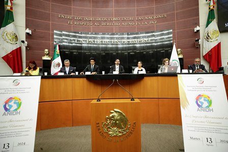 Realizan Congreso Internacional de Derechos Humanos en el Senado de la República