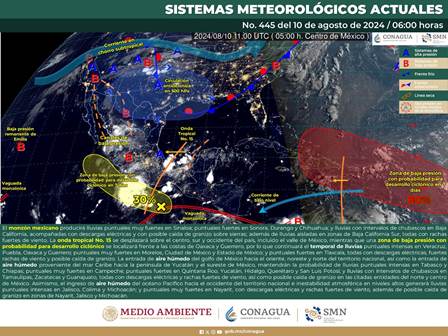 Mantendrá Onda Tropical 15 temporal lluvioso en Oaxaca durante este fin de semana