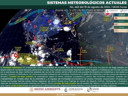 Emite Protección Civil recomendaciones por lluvias para la tarde-noche en Oaxaca