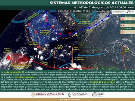 Continuarán las lluvias con tormentas eléctricas en diversas regiones de Oaxaca: Protección Civil