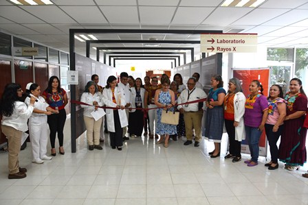 Inaugura Pemex exposición “Túnel de Memoria y Tolerancia” en Hospital General Salina Cruz