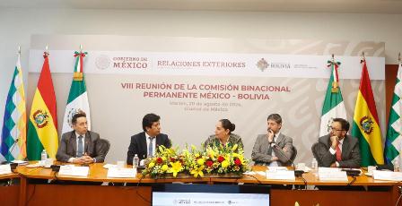 Reafirman México y Bolivia cooperación en el ámbito político, económico, comercial, cultural y consular