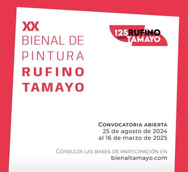 En el marco del 125 aniversario de su natalicio, lanzan convocatoria a la XX Bienal de Pintura Rufino Tamayo