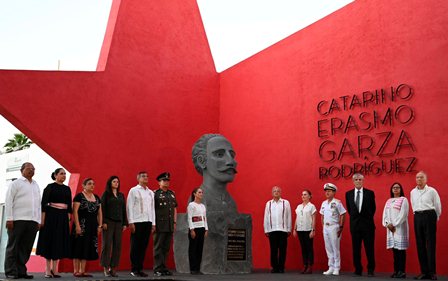 Participa la SRE en la ceremonia de repatriación del revolucionario Catarino Erasmo Garza Rodríguez