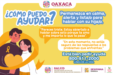 Del 2018 a 2022, en Oaxaca 875 personas se quitaron la vida; Llama SSO a prevenir el suicidio