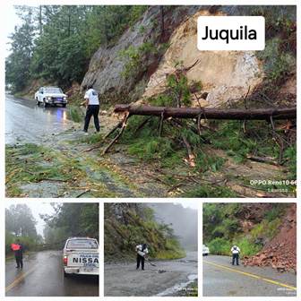 Fuerte temporal de lluvias