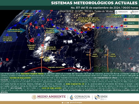 Seguirán las lluvias en Oaxaca por Onda Tropical número 22