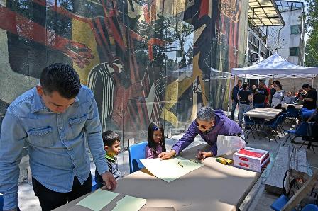 Promueve Inbal la apreciación de la obra mural del pintor Gilberto Aceves Navarro