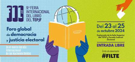 Realizará TEPJF su 9ª Feria Internacional del Libro del 23 al 25 de octubre