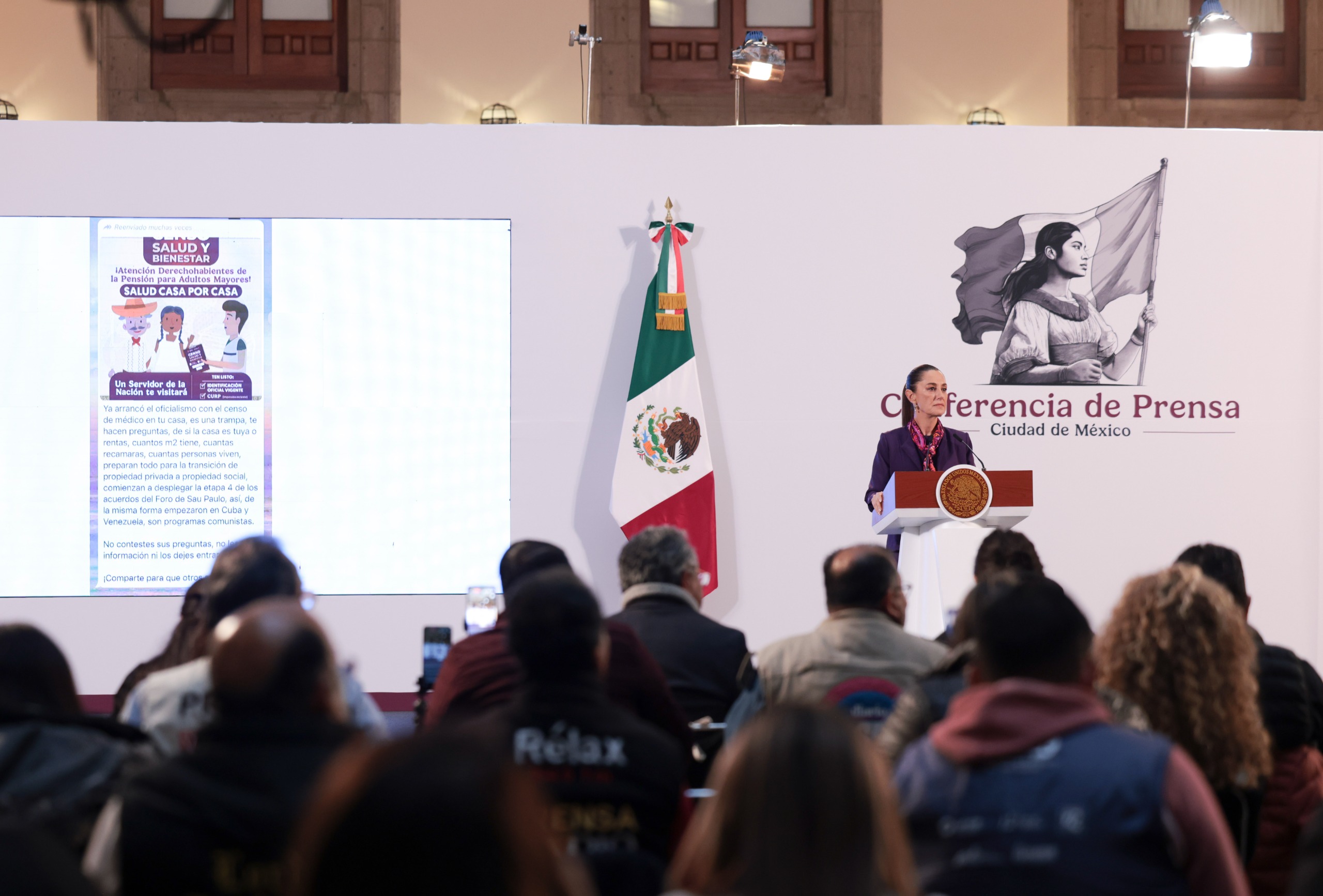 Conferencia de prensa de la presidenta Claudia Sheinbaum Pardo martes del 29 de octubre de 2024. Versión estenográfica.