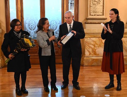 Reconocen Secretaría de Cultura y el Inbal a Armando Colina por su aporte a las artes de México