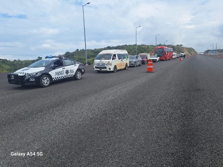 Implementan Operativo Carrusel en autopista Barranca Larga-Ventanilla