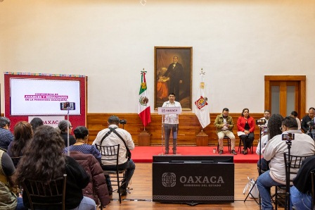 Gobierno de Oaxaca actuará y brindará acompañamiento legal al pueblo Mixe por caso de apropiación cultural: Jara Cruz