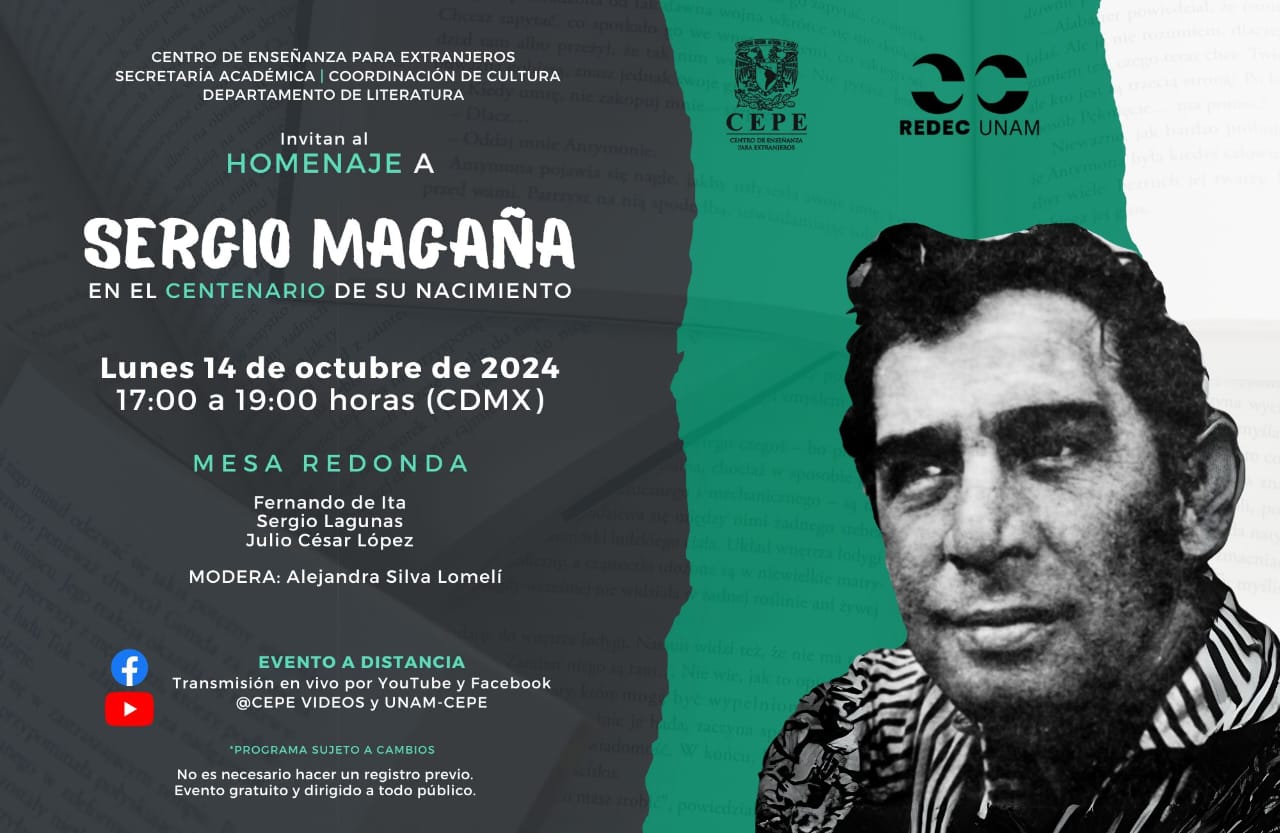 Rinde UNAM homenaje al dramaturgo Sergio Magaña; ex director de bellas artes de la Universidad Autónoma Benito Juárez de Oaxaca