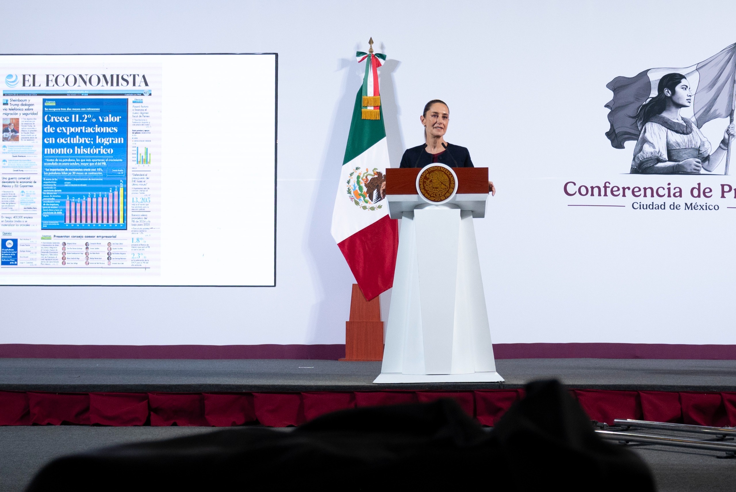 Conferencia de prensa Mañanera del Pueblo la presidenta Claudia Sheinbaum Pardo Viernes 29 de noviembre de 2024