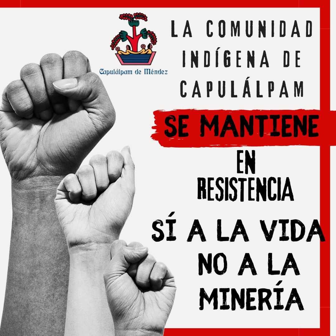 Integrantes de la minera Natividad, filial de la minera canadiense Zapata Exploration LTD, agreden a las autoridades agrarias de la comunidad zapoteca de Capulálpam de Méndez Oaxaca